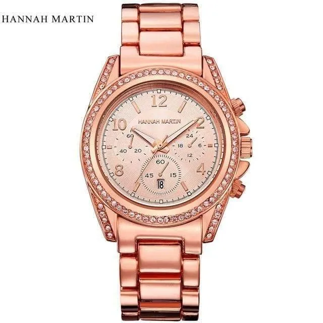 Frauen Uhren Rose Gold Uhr Frauen Uhren Luxus Diamant Damen Uhr Saat Uhr relogio feminino reloj mujer