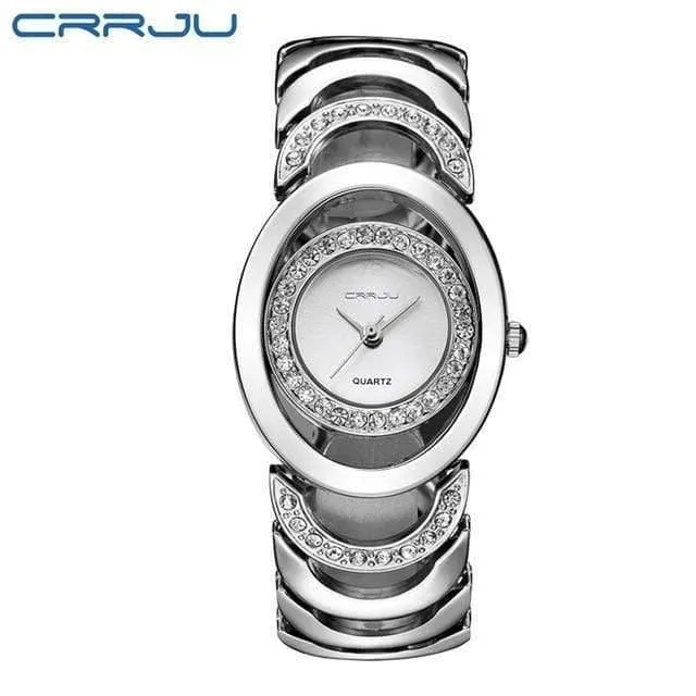 Uhr Frauen Luxus Marke armband Damen Quarz-Uhr Geschenke Für Mädchen Voller Edelstahl Strass armbanduhren whatch
