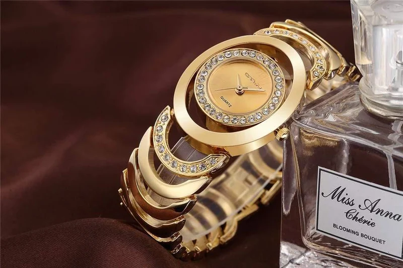 Uhr Frauen Luxus Marke armband Damen Quarz-Uhr Geschenke Für Mädchen Voller Edelstahl Strass armbanduhren whatch