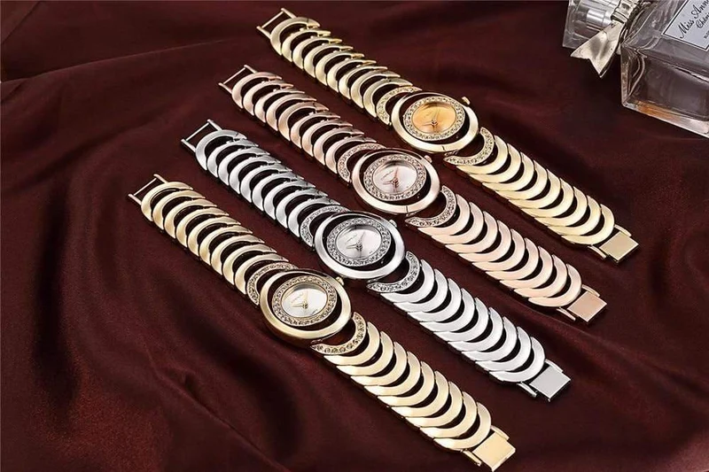 Uhr Frauen Luxus Marke armband Damen Quarz-Uhr Geschenke Für Mädchen Voller Edelstahl Strass armbanduhren whatch