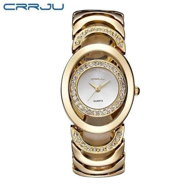 Uhr Frauen Luxus Marke armband Damen Quarz-Uhr Geschenke Für Mädchen Voller Edelstahl Strass armbanduhren whatch