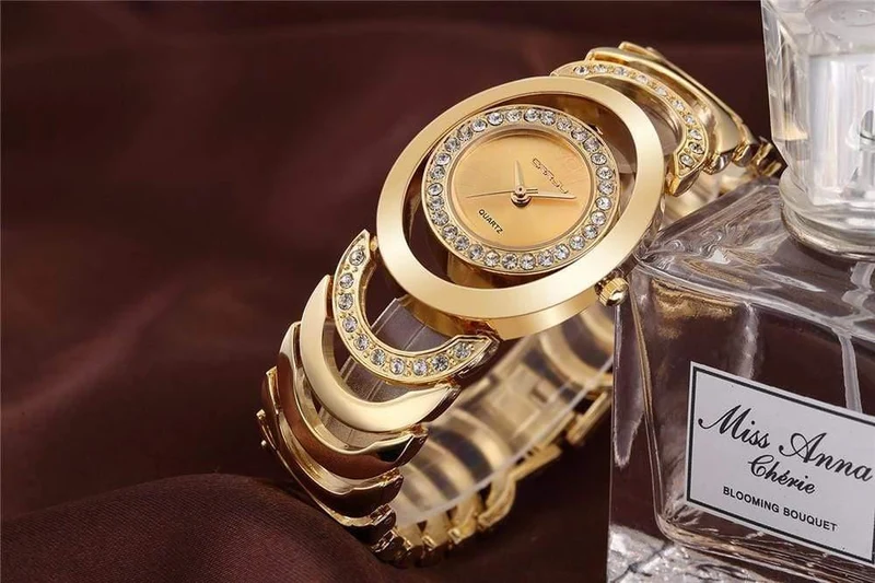 Uhr Frauen Luxus Marke armband Damen Quarz-Uhr Geschenke Für Mädchen Voller Edelstahl Strass armbanduhren whatch
