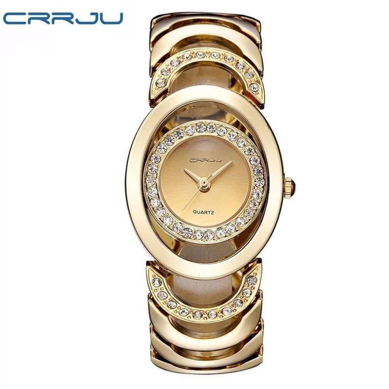 Uhr Frauen Luxus Marke armband Damen Quarz-Uhr Geschenke Für Mädchen Voller Edelstahl Strass armbanduhren whatch