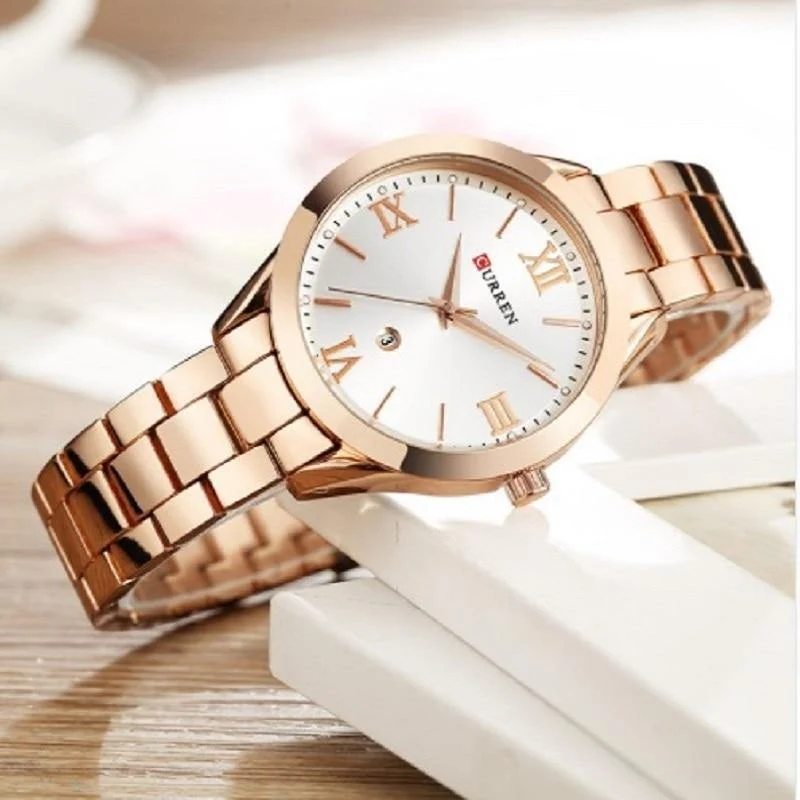 Uhr Frauen Uhren Damen 9007 Stahl frauen Armband Uhren Weiblichen Uhr Relogio Feminino Montre Femme