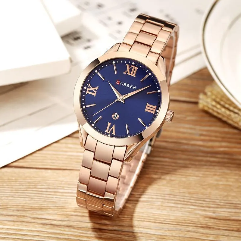 Uhr Frauen Uhren Damen 9007 Stahl frauen Armband Uhren Weiblichen Uhr Relogio Feminino Montre Femme