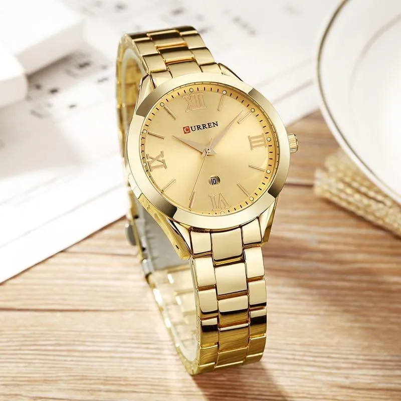 Uhr Frauen Uhren Damen 9007 Stahl frauen Armband Uhren Weiblichen Uhr Relogio Feminino Montre Femme
