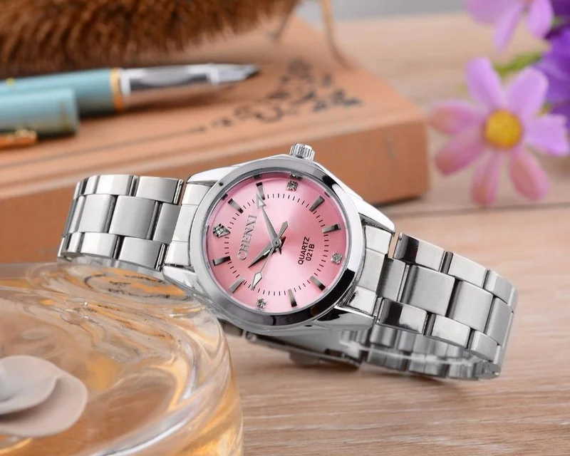 Frauen Bunte Zifferblatt Reloj Mujer Concise Mädchen Handgelenk Uhren Weibliche Quarz Uhren Damen Strass Uhren Uhr