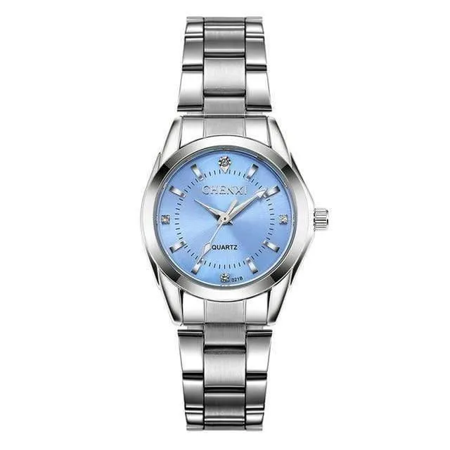 Frauen Bunte Zifferblatt Reloj Mujer Concise Mädchen Handgelenk Uhren Weibliche Quarz Uhren Damen Strass Uhren Uhr