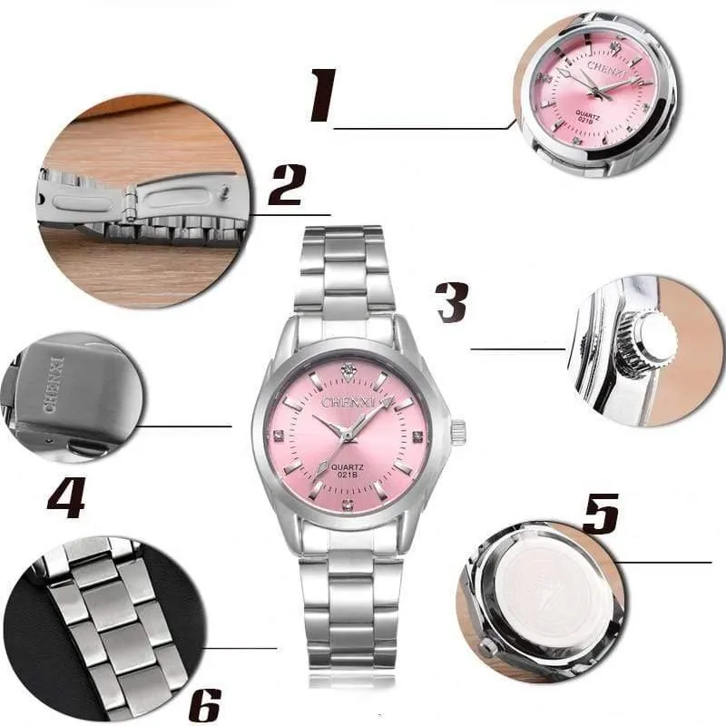 Frauen Bunte Zifferblatt Reloj Mujer Concise Mädchen Handgelenk Uhren Weibliche Quarz Uhren Damen Strass Uhren Uhr
