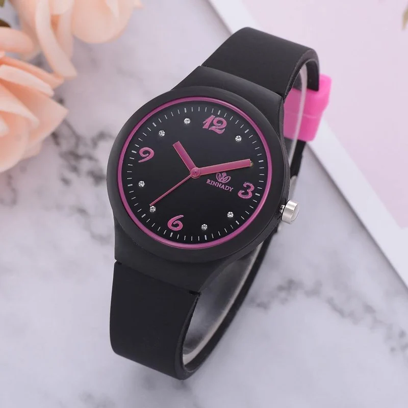 Uhren für Frauen einfache weiße Sport kreative Candy Farbe Sport Uhr Relogio Feminino LS1086
