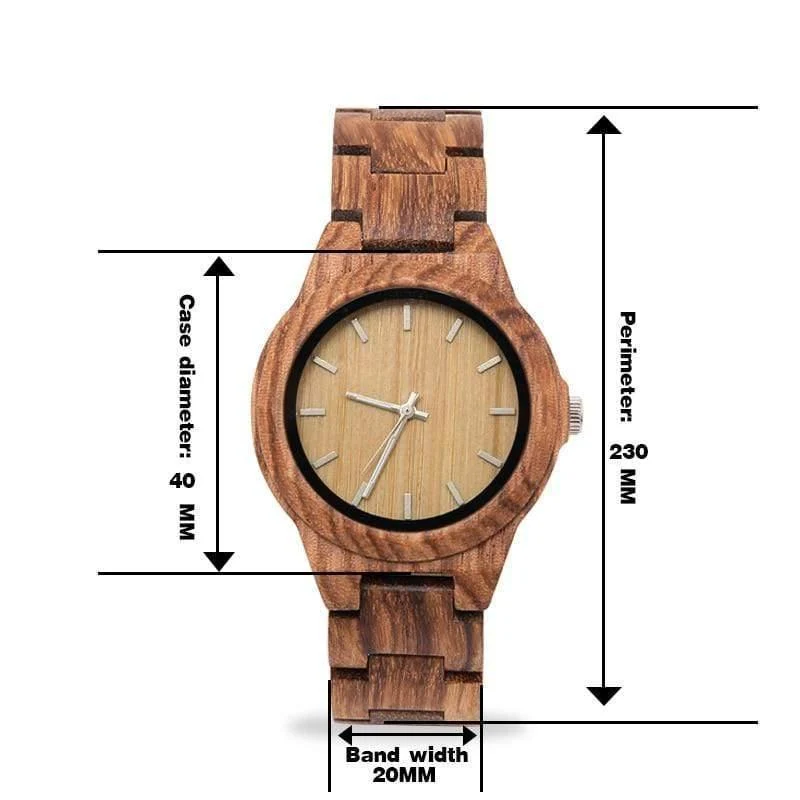 Holz Damen Uhr Stunde Sport relogio feminino Zegarek Damski frauen Uhren Strap Holz Plaid