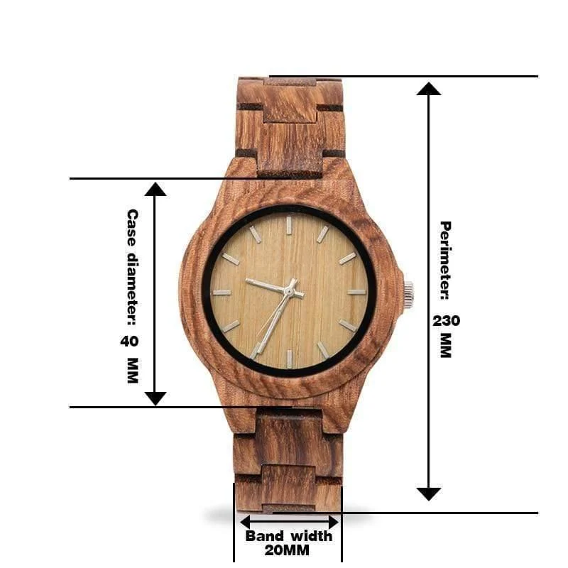 Holz Damen Uhr Stunde Sport relogio feminino Zegarek Damski frauen Uhren Strap Holz Plaid