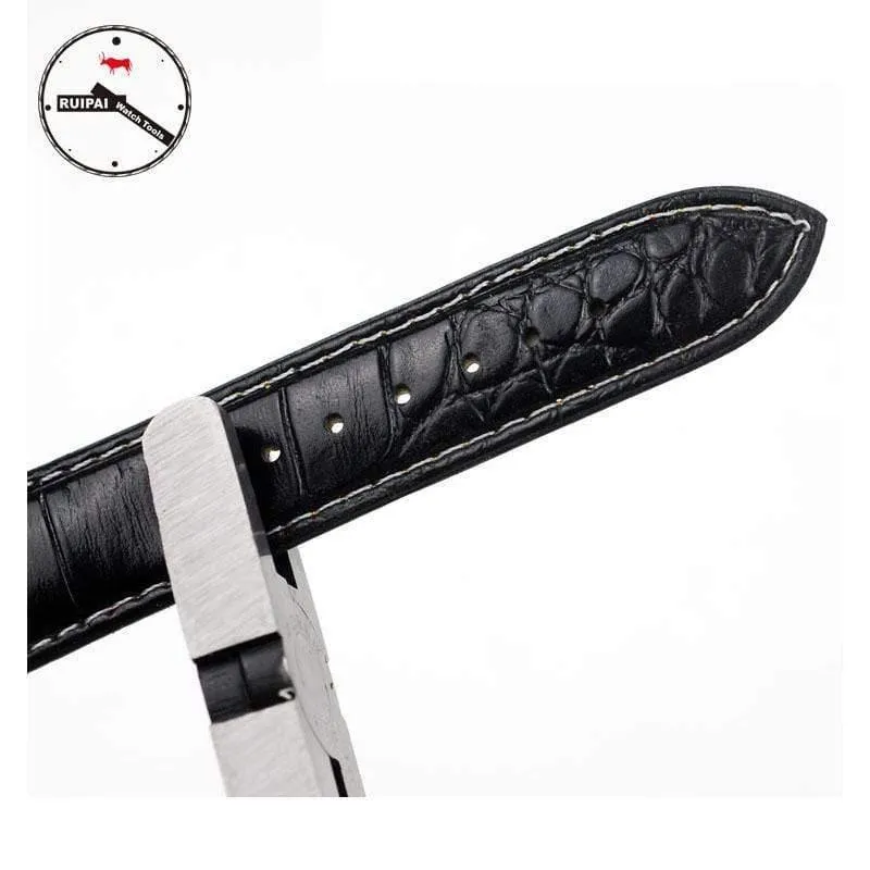 Uhrenarmband-Lochmacher-Zange, rundes, quadratisches, ovales Locher-Zange, Leder-Uhrenarmband-Einstellwerkzeug