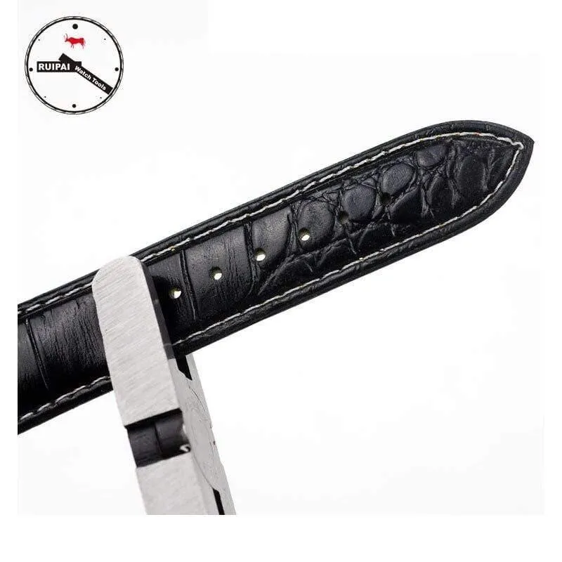 Uhrenarmband-Lochmacher-Zange, rundes, quadratisches, ovales Locher-Zange, Leder-Uhrenarmband-Einstellwerkzeug