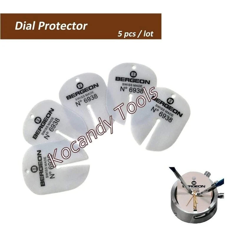 5PCS BERGEON 6938 DIAL PROTECTOR SHIM UHR HÄNDE ENTFERNER SHIM FÜR WATCH DAIL CUSHION UHR REPARATURWERKZEUGE