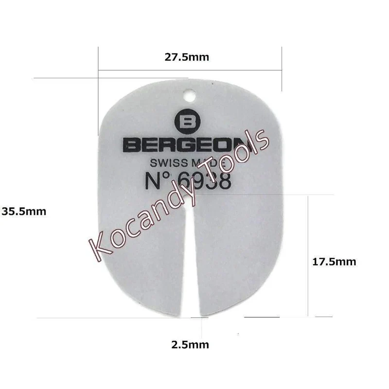 5PCS BERGEON 6938 DIAL PROTECTOR SHIM UHR HÄNDE ENTFERNER SHIM FÜR WATCH DAIL CUSHION UHR REPARATURWERKZEUGE