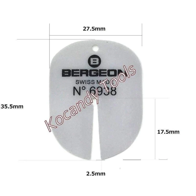 5PCS BERGEON 6938 DIAL PROTECTOR SHIM UHR HÄNDE ENTFERNER SHIM FÜR WATCH DAIL CUSHION UHR REPARATURWERKZEUGE
