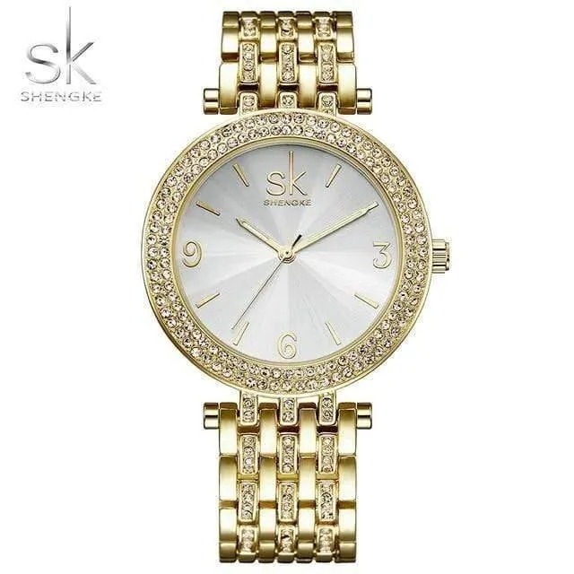 Frauen Uhr Marken Kristall Splitter Sexy Diamant Design Armband Uhren Damen Kristall Uhren Relogio feminino