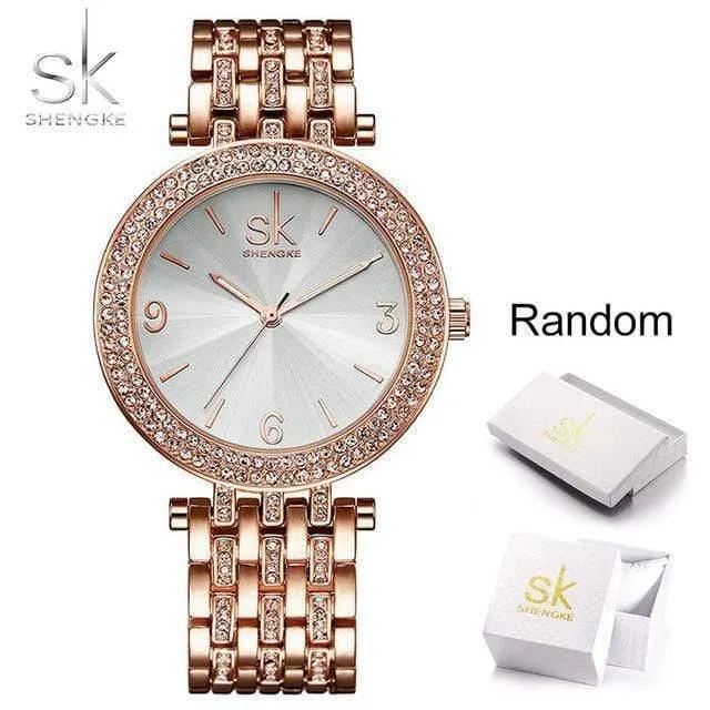 Frauen Uhr Marken Kristall Splitter Sexy Diamant Design Armband Uhren Damen Kristall Uhren Relogio feminino