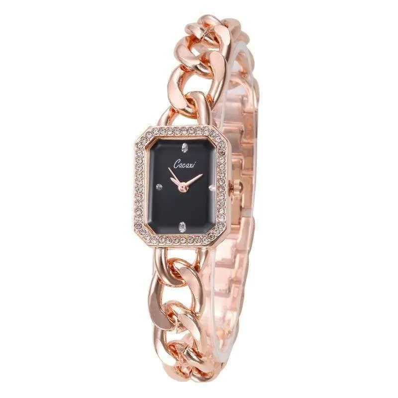 Frauen Uhr Luxus Mode Quarz-uhr Frauen Casual Kette Armband Armbanduhren Reloj Mujer Montre Femme