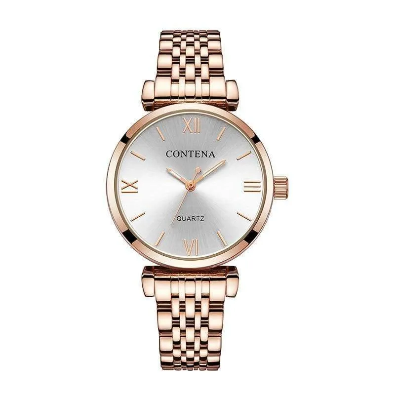 Frauen Armbanduhr Luxus Strass Voller Stahl frauen Uhren Quarz Saati Montre Femme Uhren Mujer Uhr