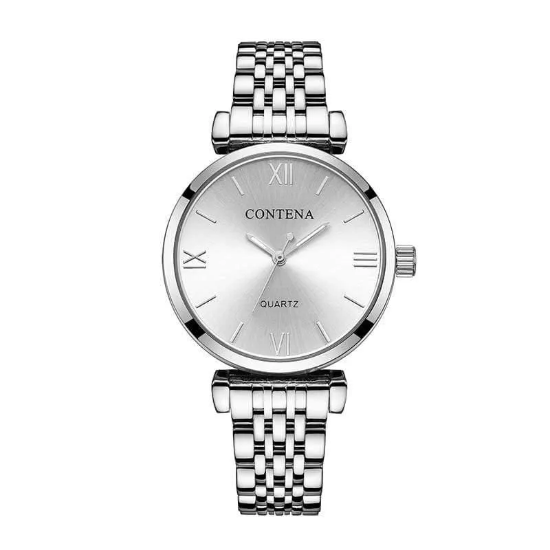 Frauen Armbanduhr Luxus Strass Voller Stahl frauen Uhren Quarz Saati Montre Femme Uhren Mujer Uhr