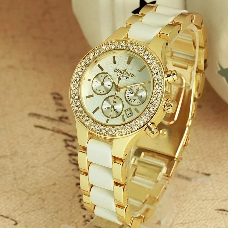 Frauen Uhren Top Marke Luxus Strass Uhr Frauen Uhren Kalender Damen Uhr Uhr reloj mujer relogio feminino