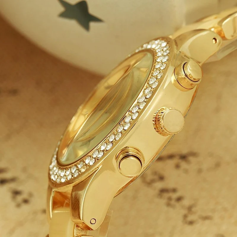 Frauen Uhren Top Marke Luxus Strass Uhr Frauen Uhren Kalender Damen Uhr Uhr reloj mujer relogio feminino