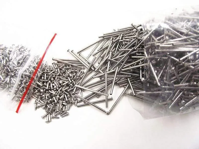 1000PCS / lot Uhrenreparaturwerkzeuge & Kits 24MM Federstab Uhrenreparaturteile Edelstahldurchmesser 1.2mm -SP012