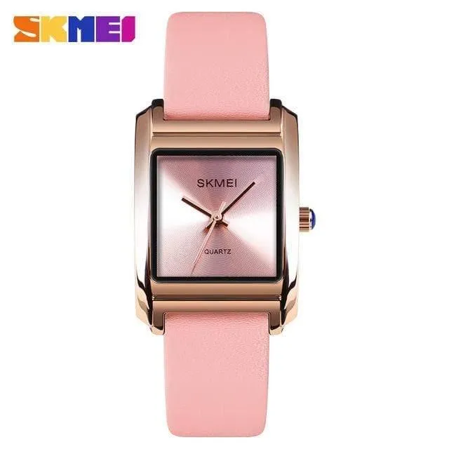 Damenuhren Top-Marke Luxus Leder Quarzuhr Damenmode Kleid Damen Armbanduhr Weiblich Reloj Montre Femme 2018