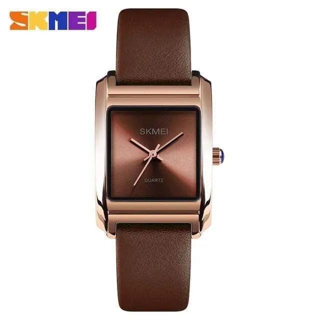 Damenuhren Top-Marke Luxus Leder Quarzuhr Damenmode Kleid Damen Armbanduhr Weiblich Reloj Montre Femme 2018