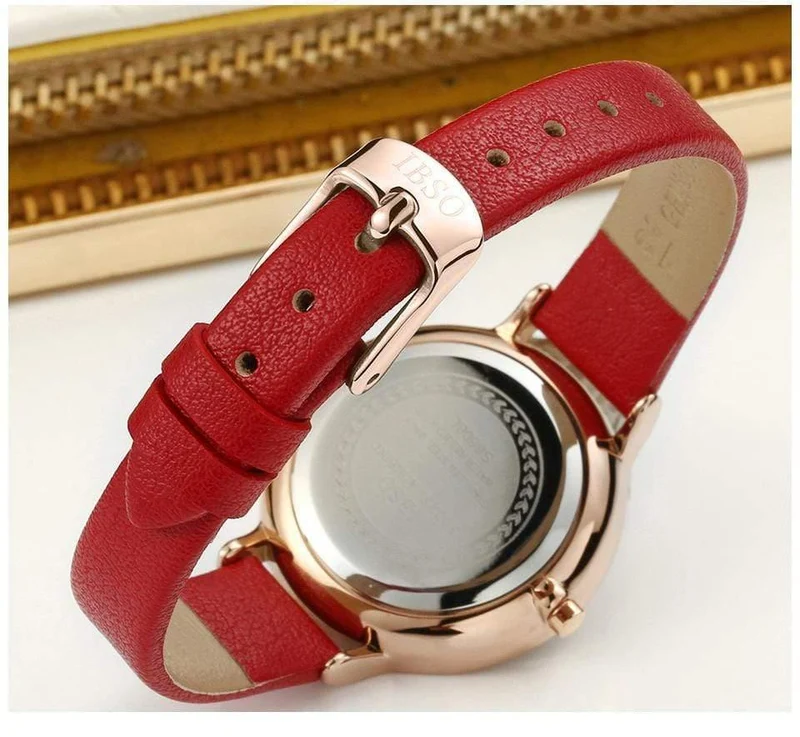 Quarzuhr Frauen Echtes Leder Frauen Uhren Luxus Damen Uhr Montre Femme