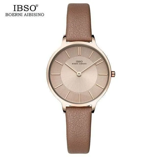 Quarzuhr Frauen Echtes Leder Frauen Uhren Luxus Damen Uhr Montre Femme