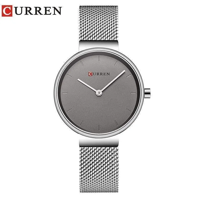 Frauen Uhr Mode Kleid Damen Uhren Edelstahl Quarz Armbanduhr Heißer Verkauf Saat Uhr relogios feminino