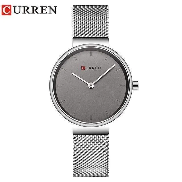 Frauen Uhr Mode Kleid Damen Uhren Edelstahl Quarz Armbanduhr Heißer Verkauf Saat Uhr relogios feminino