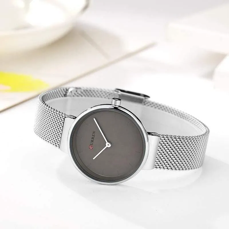 Frauen Uhr Mode Kleid Damen Uhren Edelstahl Quarz Armbanduhr Heißer Verkauf Saat Uhr relogios feminino