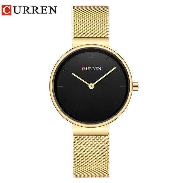 Frauen Uhr Mode Kleid Damen Uhren Edelstahl Quarz Armbanduhr Heißer Verkauf Saat Uhr relogios feminino