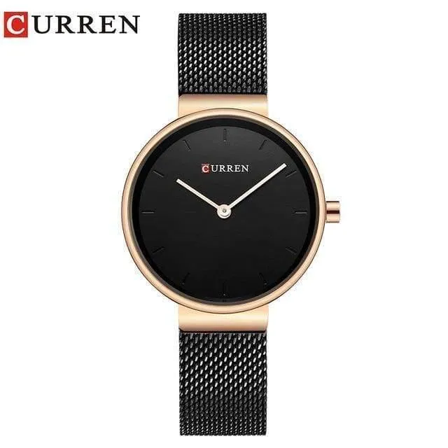 Frauen Uhr Mode Kleid Damen Uhren Edelstahl Quarz Armbanduhr Heißer Verkauf Saat Uhr relogios feminino