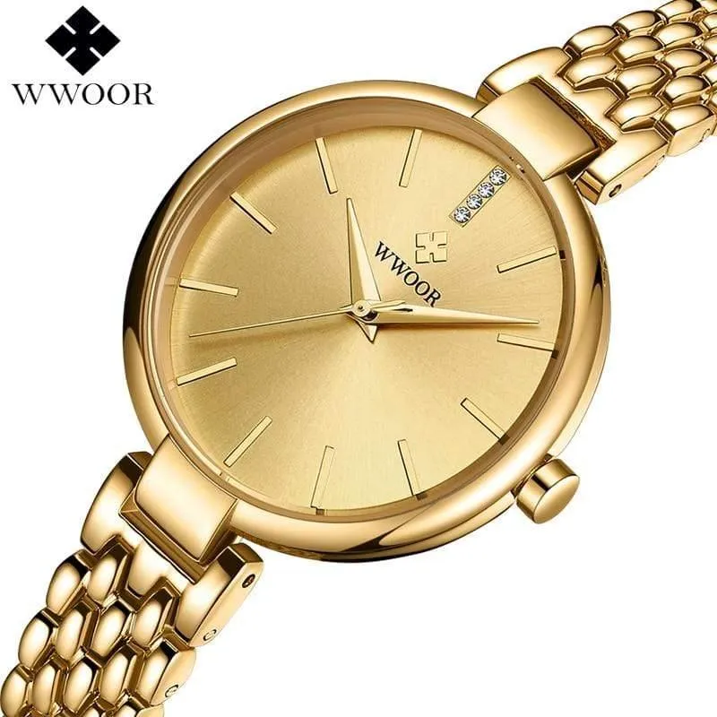 Uhren frauen quarzuhr damen marke mode wasserdicht armband armbanduhr weibliche uhr relogio feminino