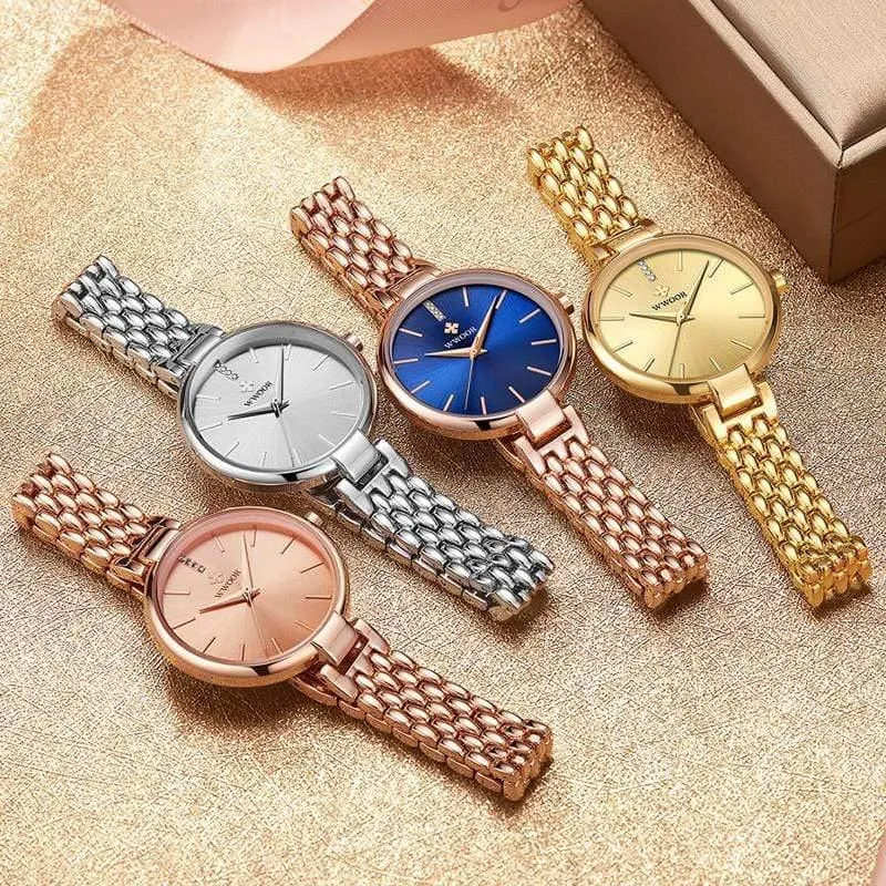 Uhren frauen quarzuhr damen marke mode wasserdicht armband armbanduhr weibliche uhr relogio feminino