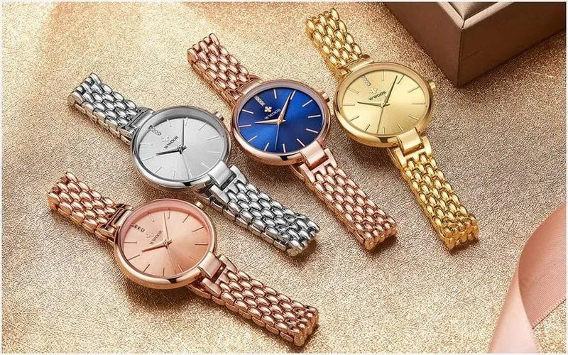 Uhren frauen quarzuhr damen marke mode wasserdicht armband armbanduhr weibliche uhr relogio feminino