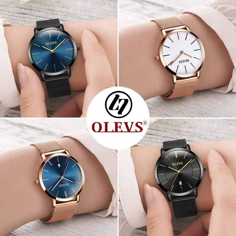 Frau Uhr Marke Weibliche Uhr Goldene Edelstahl Damen Ultra dünne Quarz Handgelenk Uhren Luxus Wasserdicht Uhr