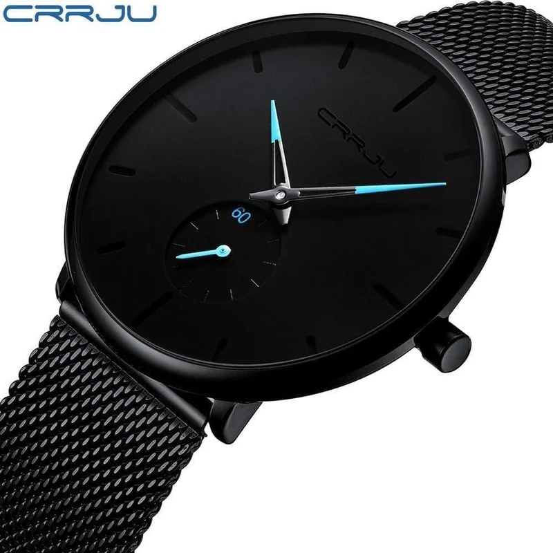 Herrenuhren Top-marke Luxus Quarzuhr Männer Beiläufige Dünne Mesh Stahl Wasserdichte Sportuhr Relogio Masculino