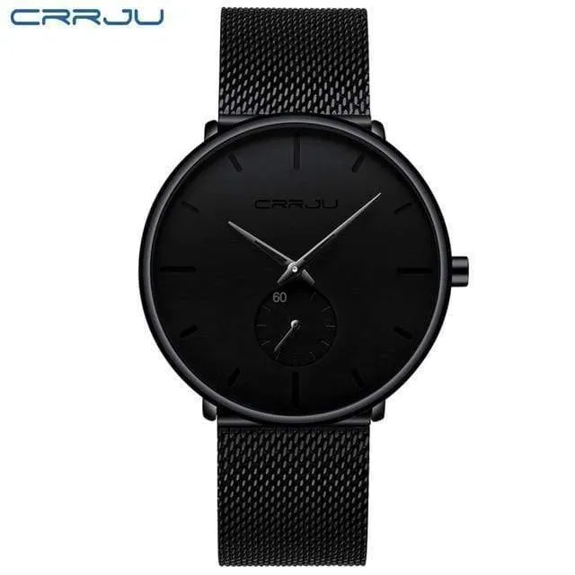 Herrenuhren Top-marke Luxus Quarzuhr Männer Beiläufige Dünne Mesh Stahl Wasserdichte Sportuhr Relogio Masculino