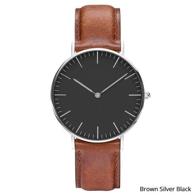Herrenuhr mit Edelstahlarmband, Quarzuhr, modisch, Roségold, Silber, Herrenuhr, Stil, Herren-Kleideruhr, 40 mm