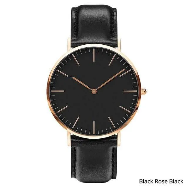 Herrenuhr mit Edelstahlarmband, Quarzuhr, modisch, Roségold, Silber, Herrenuhr, Stil, Herren-Kleideruhr, 40 mm