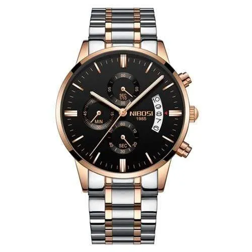 Herrenuhr Chronograph Sport Herrenuhren Top Marke Luxus Wasserdicht Vollstahl Quarz Gold Uhr Herren Relogio Masculino