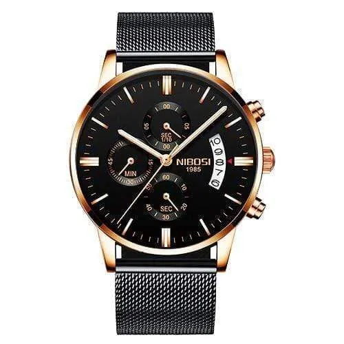 Herrenuhr Chronograph Sport Herrenuhren Top Marke Luxus Wasserdicht Vollstahl Quarz Gold Uhr Herren Relogio Masculino