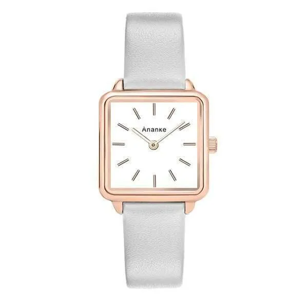 Edelstahlgewebe Uhr Dame Einfache Wasserdichte Armbanduhr Japanisches Quarzwerk Montres Femme