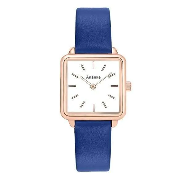 Edelstahlgewebe Uhr Dame Einfache Wasserdichte Armbanduhr Japanisches Quarzwerk Montres Femme